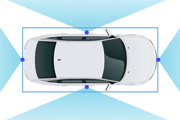 ¡Artefacto esencial del vehículo! La cámara de visión trasera puede reducir efectivamente la tasa de accidentes y conducir de manera segura en 360.