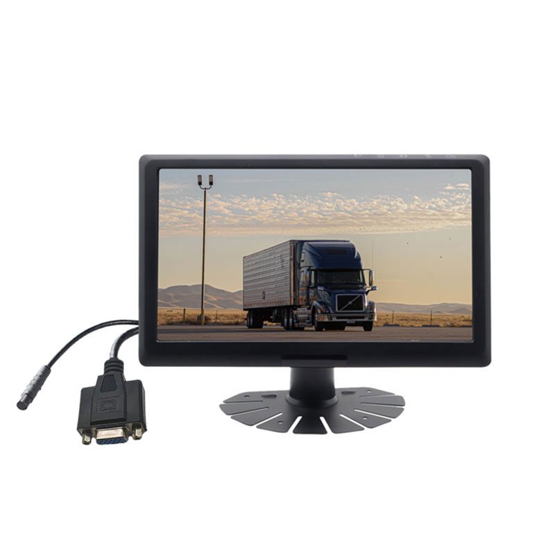 Monitor de coche con pantalla IPS de 9 pulgadas compatible con CVBS,HD,VGA