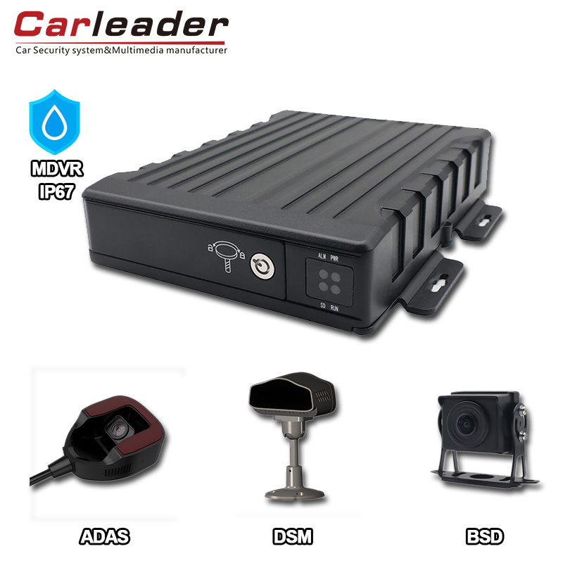 Mejore su experiencia de gestión de flotas con Carleader Waterproof 4CH SD AI MDVR con ADAS, DMS y BSD