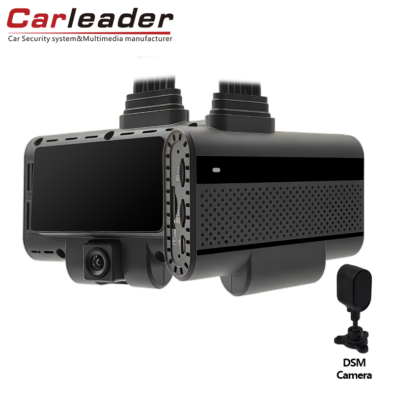 Cámara de tablero AI con grabación de video Carleader 4CH | El mejor diseño de solución para la gestión de flotas