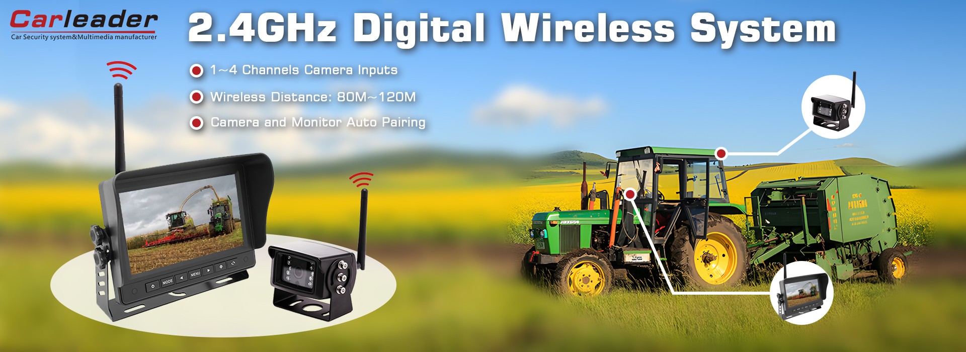 Sistema inalámbrico digital de 2.4GHz