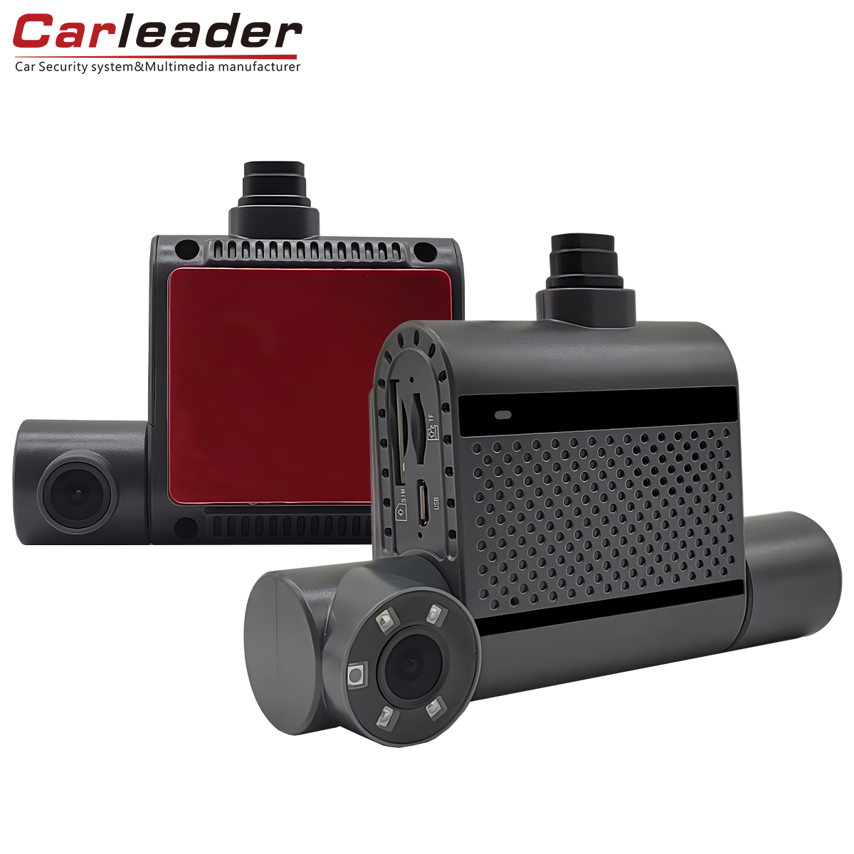 Conduzca más inteligente, manténgase protegido: una cámara DVR DVR de doble canal de cabecera HD 1080P Dash Camera