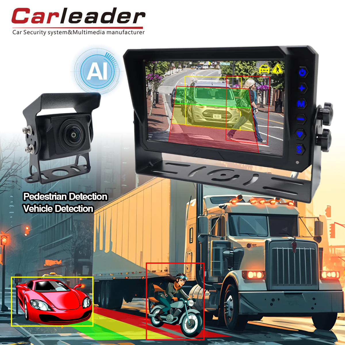 Carleader lanza el sistema de detección de peatones y peatones de IA