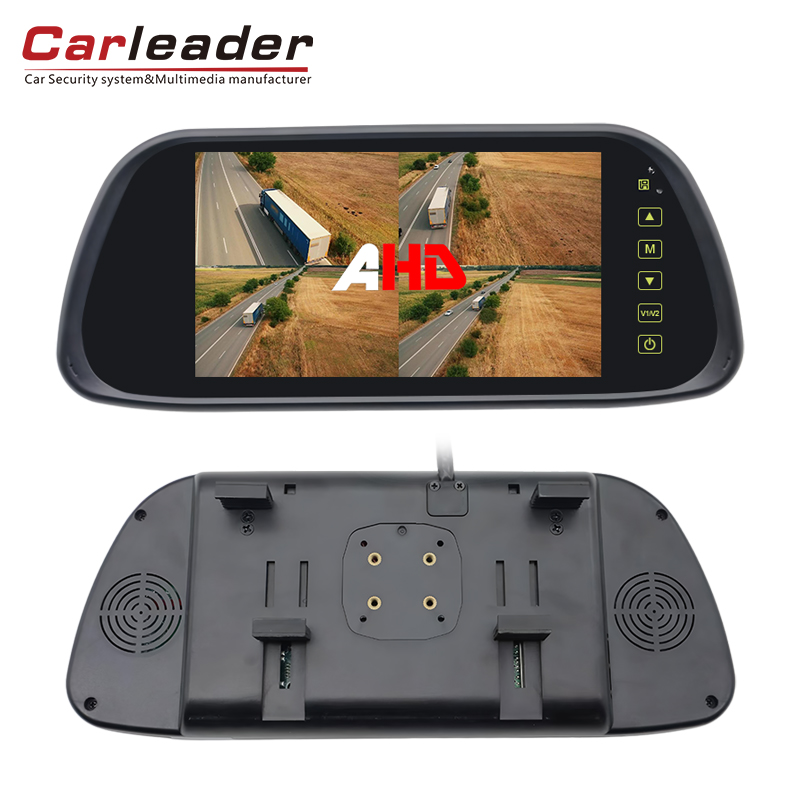 Actualice la visión de su vehículo con Carleader 2 en 1 Instalación de 7 pulgadas Quad AHD RETRIVE MITOR MIRROR