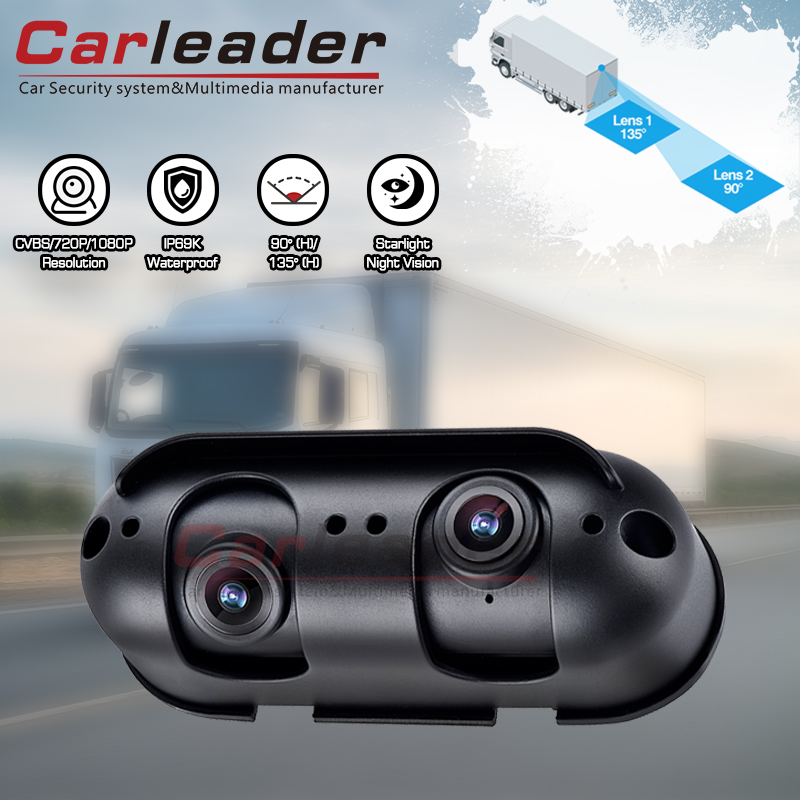 Carleader Starlight impermeabiliza la lente dual HD Cámara trasera de servicio pesado: ver claramente, conduzca con confianza.