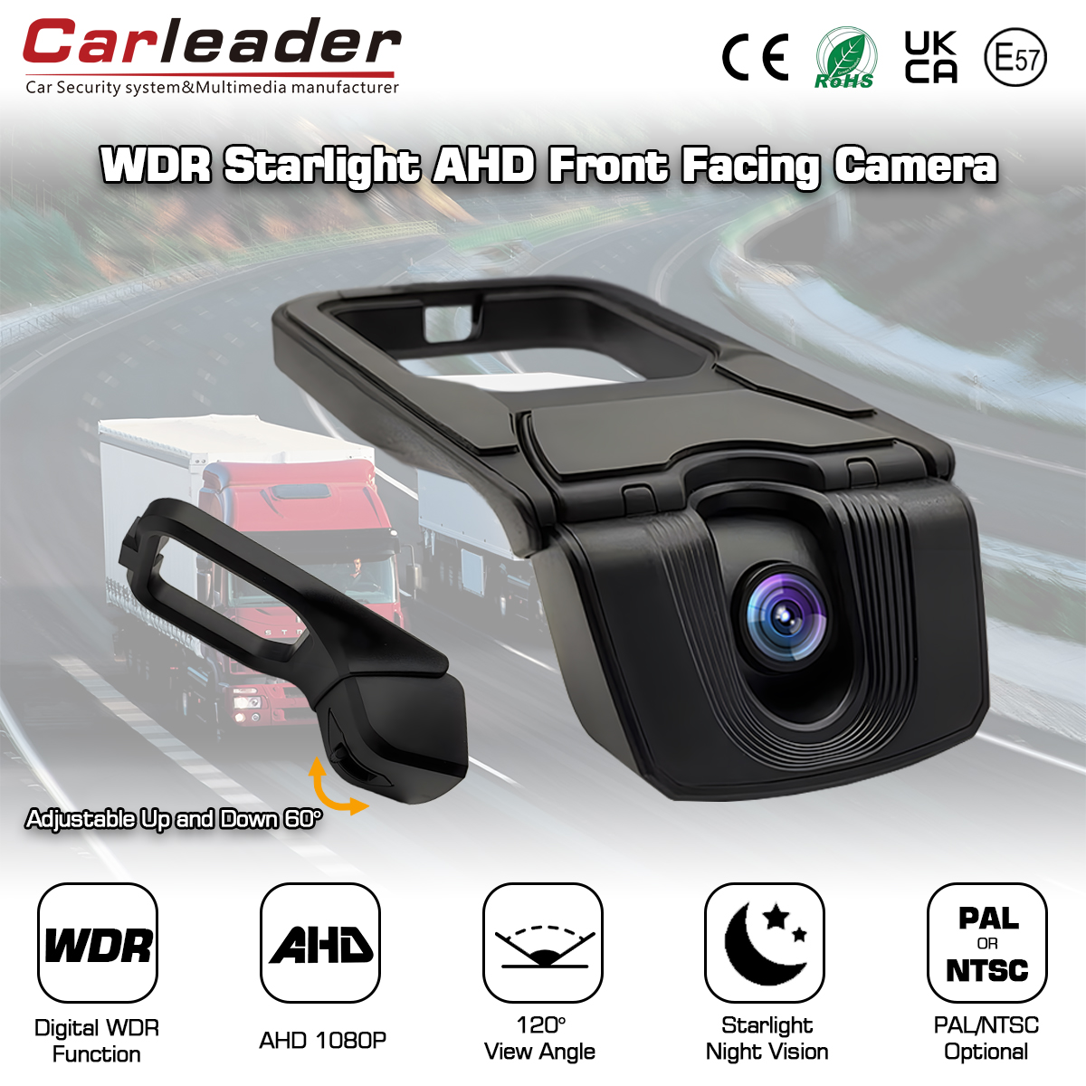Cámara Carleader Starlight Vision frontal con función WDR digital