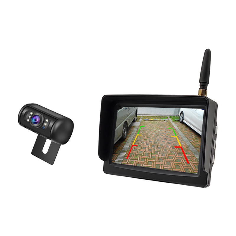 Monitor de marcha atrás inalámbrico Carleader de 5 pulgadas y sistema de cámara para vehículos