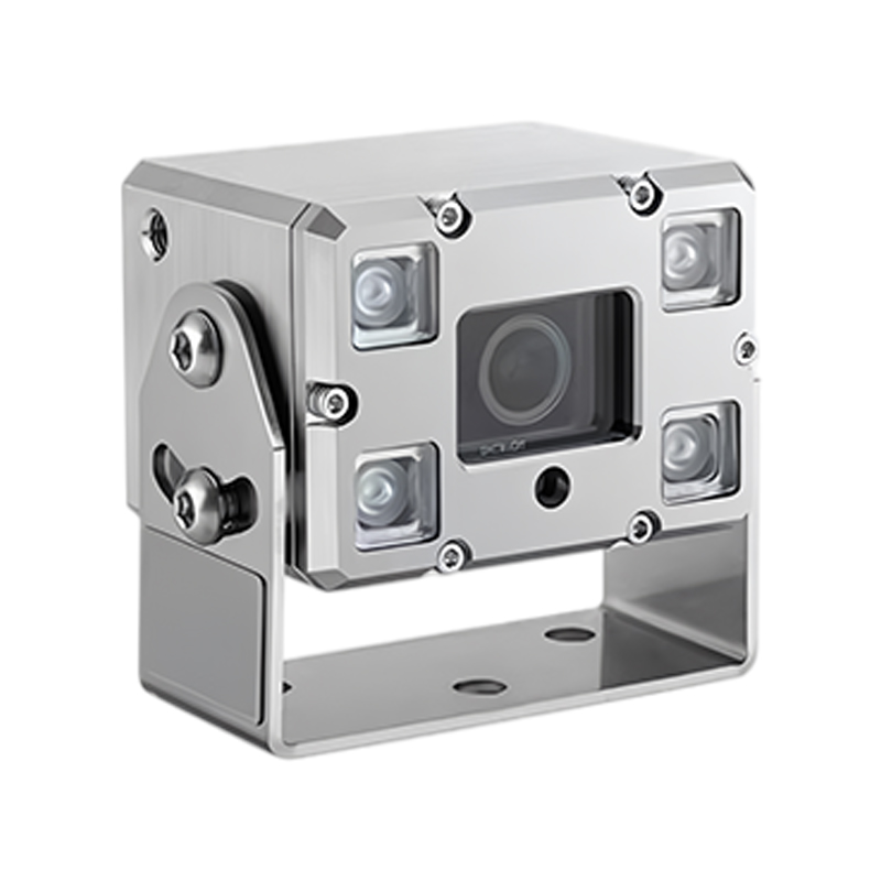 Cámara de visión trasera para camión IP69K AHD de acero inoxidable 304 con visión nocturna IR de 4 LED