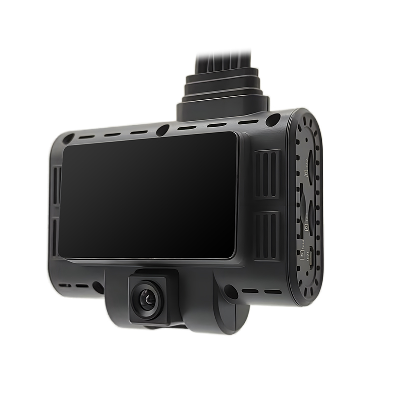 Cámara de tablero 3CH DVR AI con 4G GPS, ADAS, DSM y WiFi para vehículos de flota