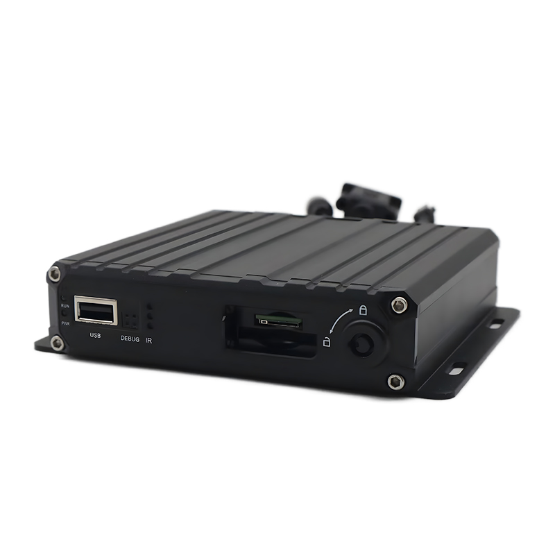 4CH AHD SD AI DVR móvil con 4G GPS WiFi, ADAS DSM BSD para vehículos comerciales
