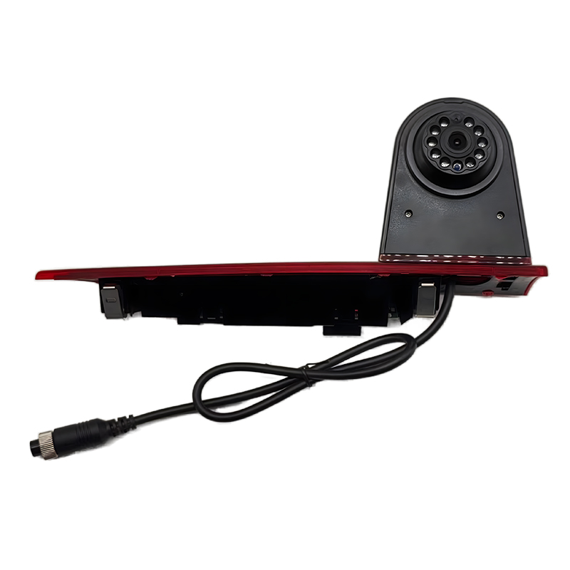 Cámara de visión trasera con luz de freno AHD con luz LED compatible con Ford Transit Custom 2016,5-actual
