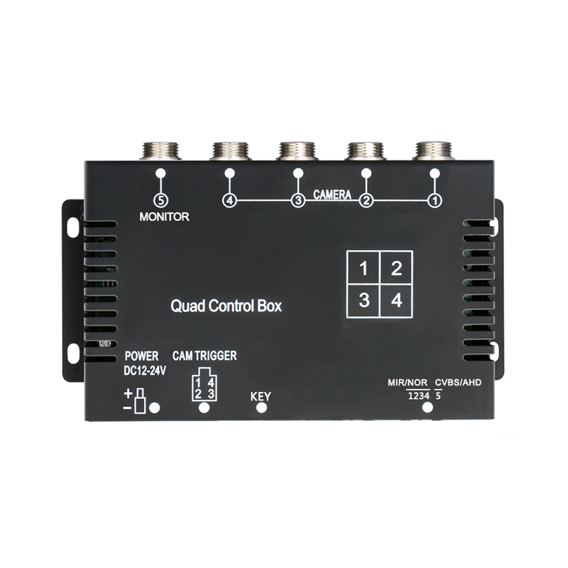 AHD camera quad split control box