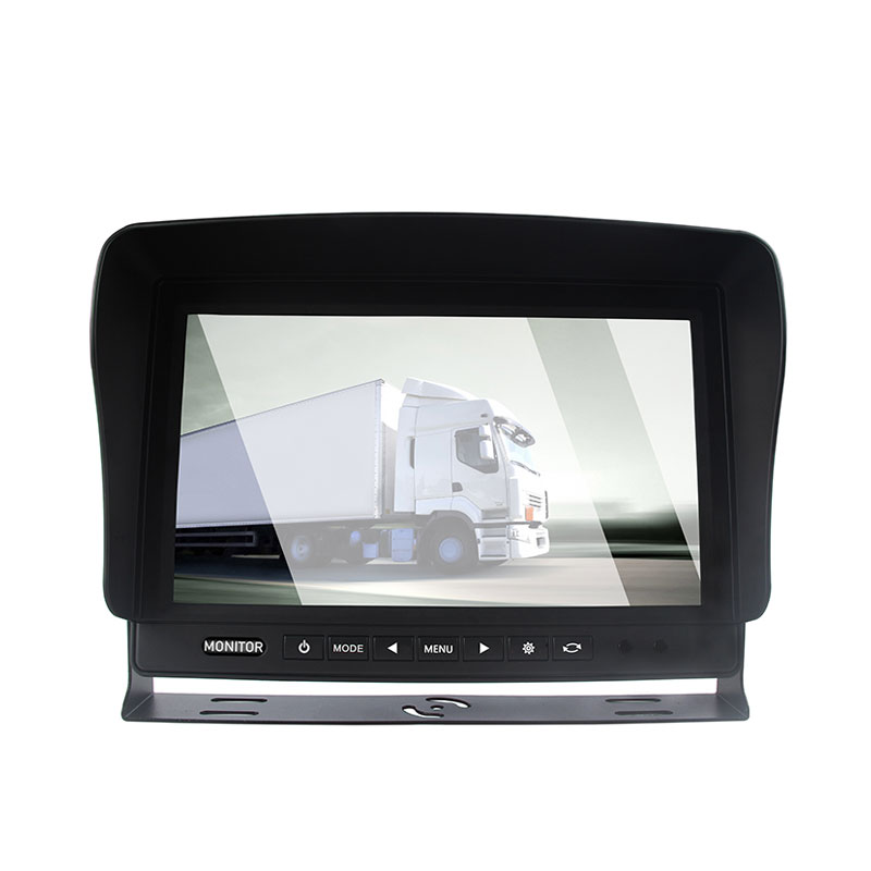 Monitor de montaje en tablero Lcd para caravana de 10 pulgadas con cámara
